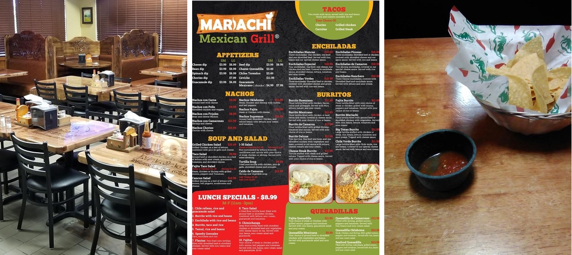 Mariachi Mexican Grill Menu