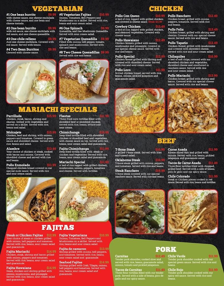 Mariachi Mexican Grill Menu image 2