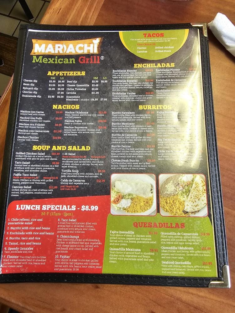 Mariachi Mexican Grill Menu image 4
