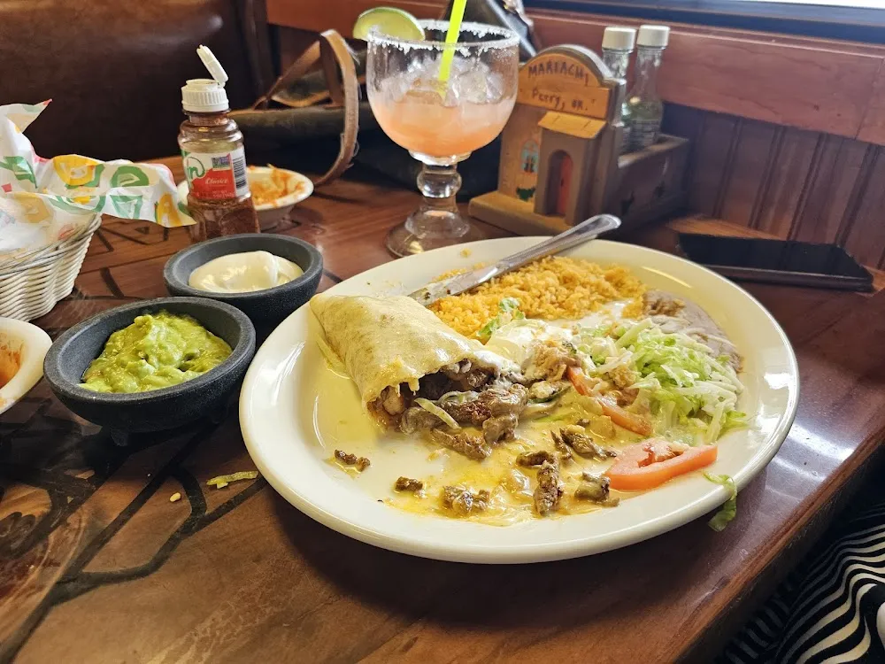 Steak and Shrimp Burrito